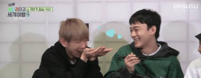 吴世勋朴灿烈边伯贤照片,吴世勋鞠躬撒娇