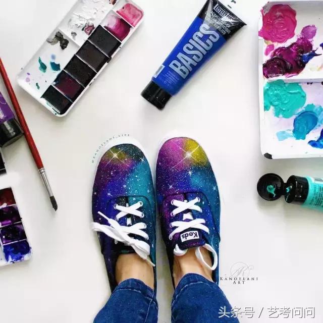 星空图片手绘水彩画视频,三至五年级水彩画星空画