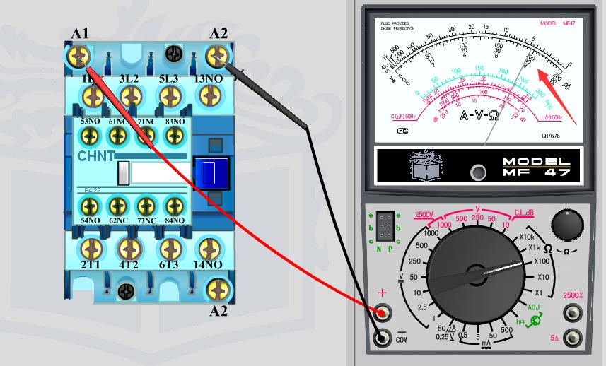 万用表测接触器好坏用哪个档位,双极交流接触器如何判断好坏