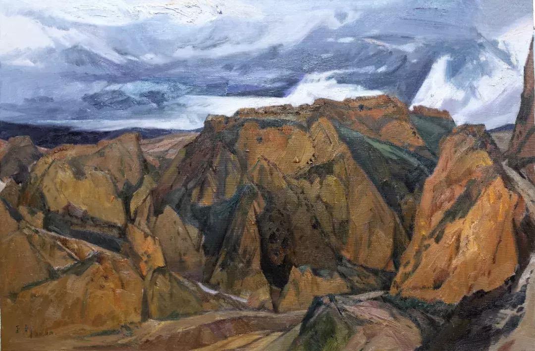 春江花月夜油画王辉,全国油画名家王辉