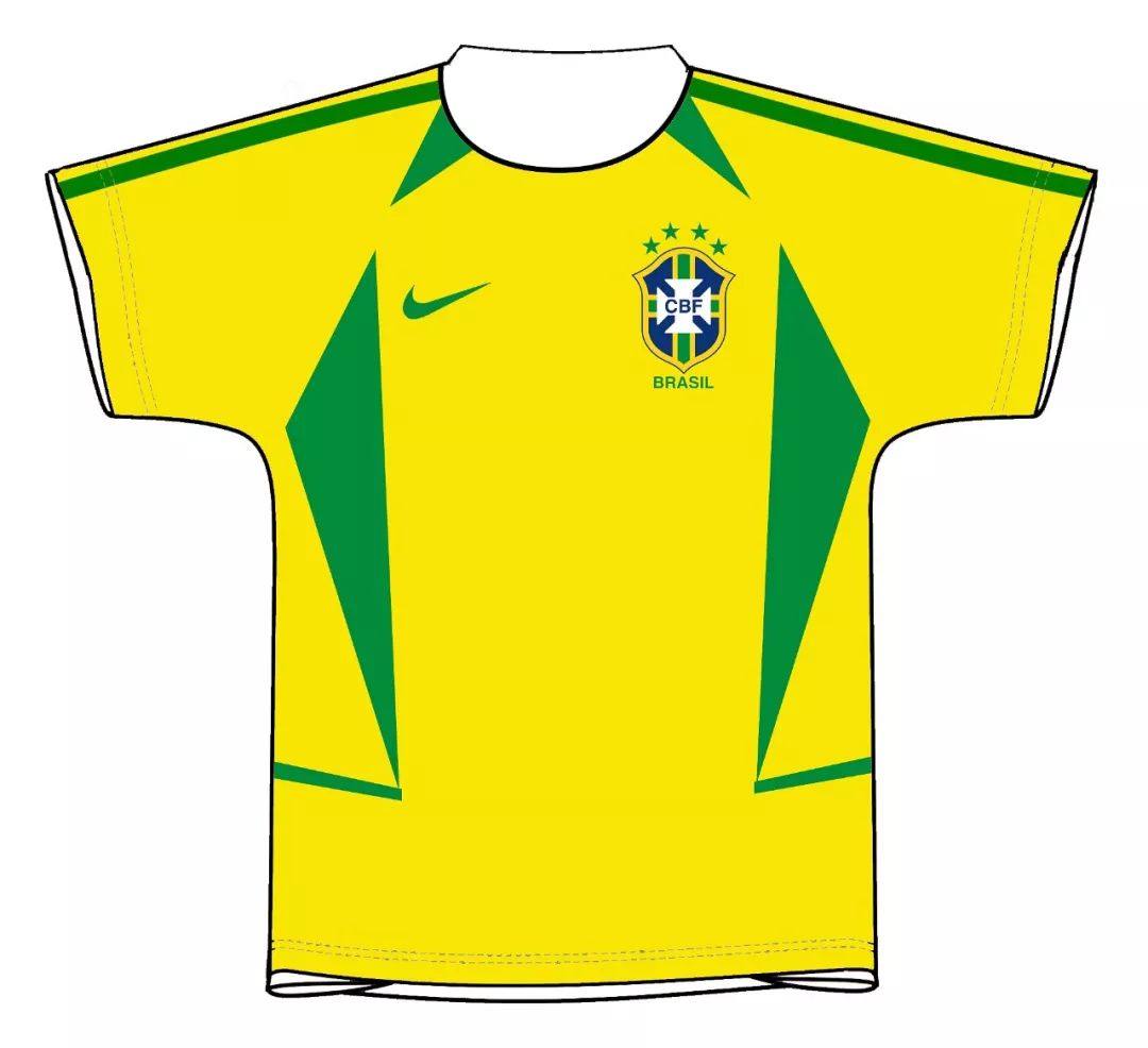 2002世界杯球衣图鉴,世界杯经典球衣