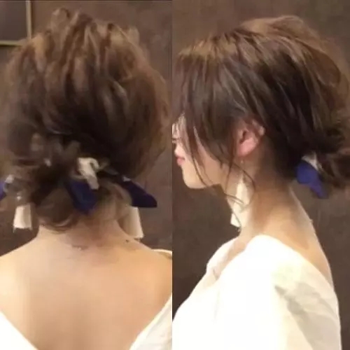 发带这样戴不会掉而且还很好看,发带需要这样戴