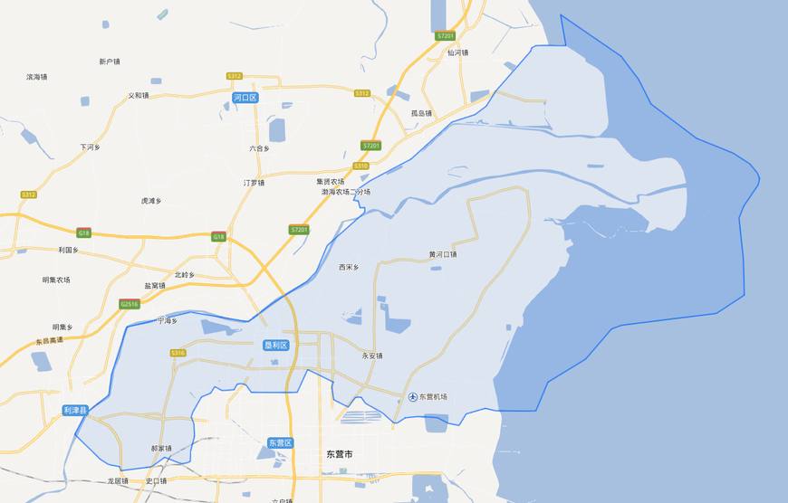 山东东营垦利黄河入海口,黄河入海垦利区