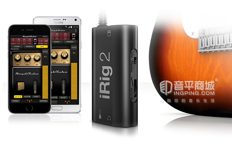 IK,IK-MultimediaiRig 2吉他/贝司音频接口