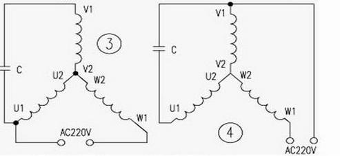 3kw以上三相电机改单相方法,单相220的电机可以改三相220吗