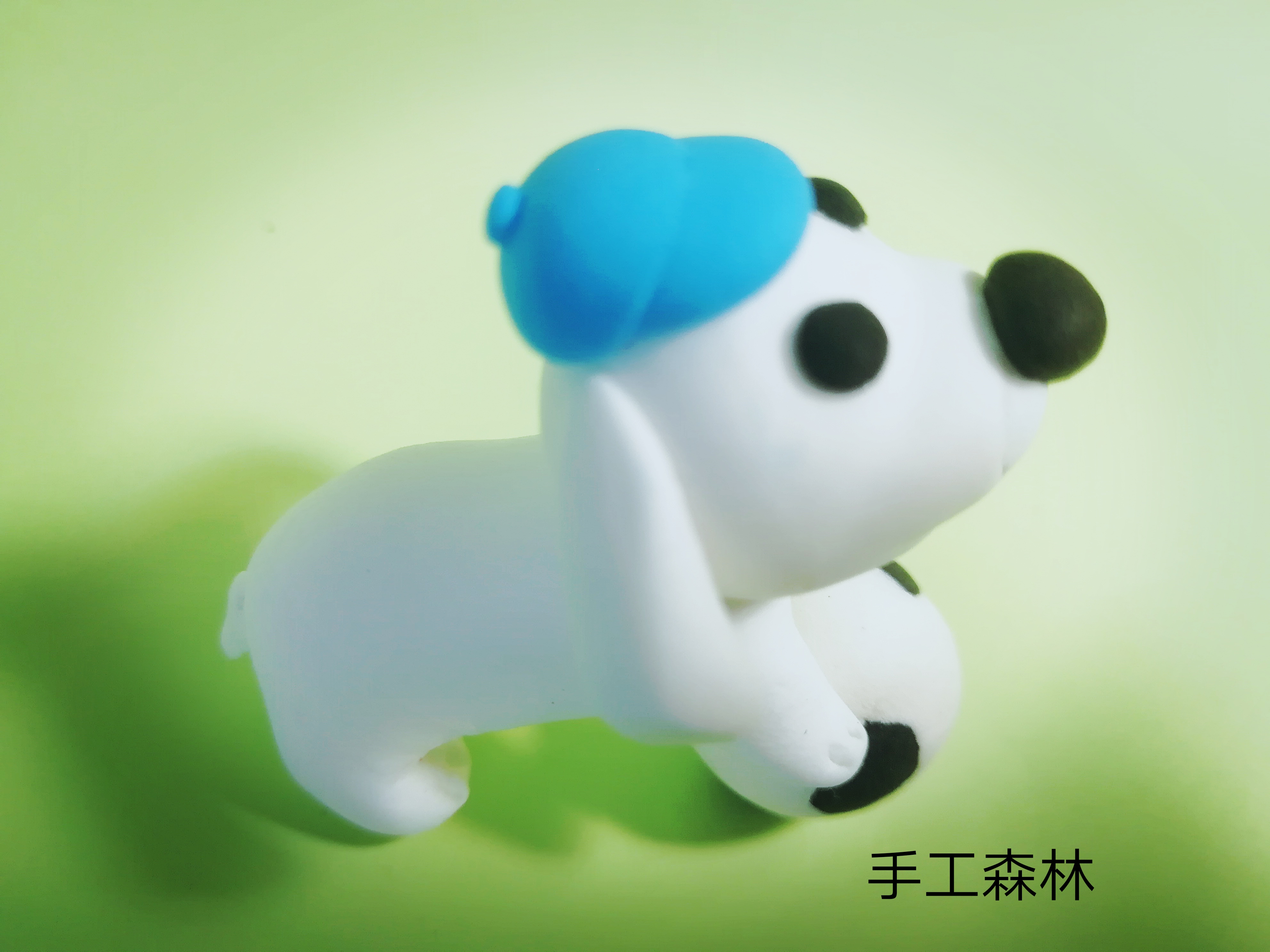 超轻粘土做财神狗,用超轻粘土做柯基狗