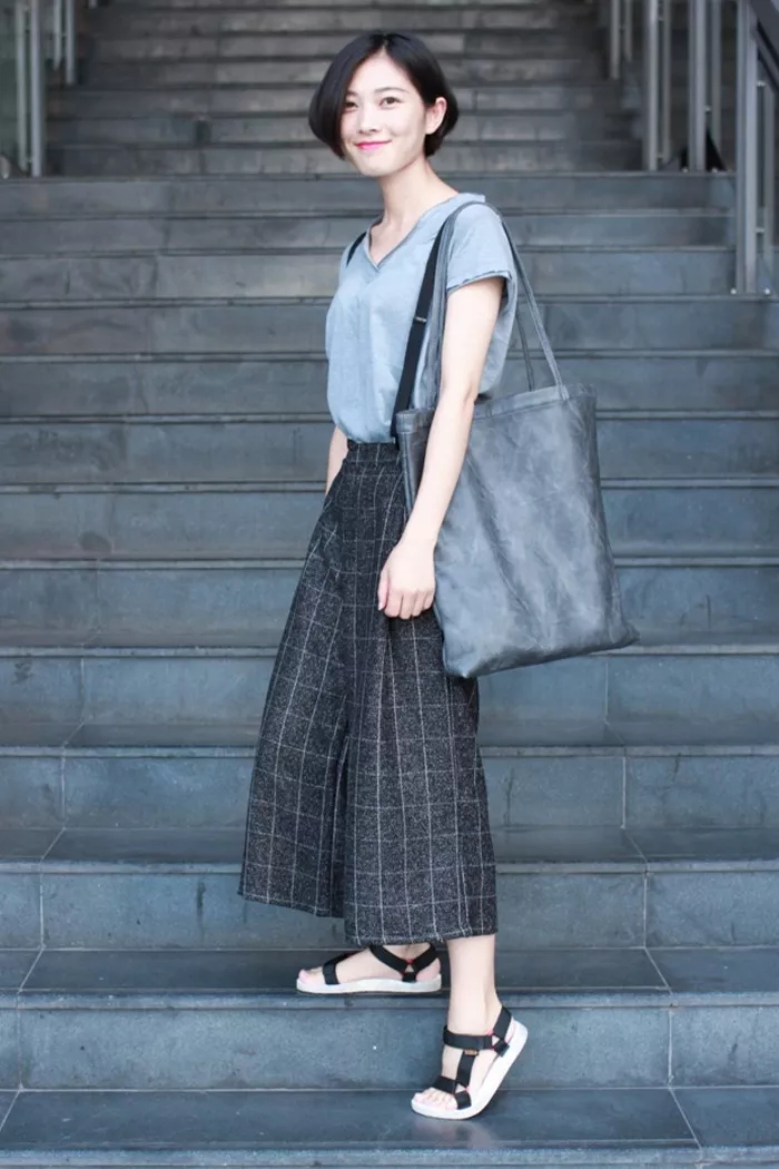 阔腿裤的穿搭方法夏季,每日穿搭最显瘦的阔腿裤穿法分享