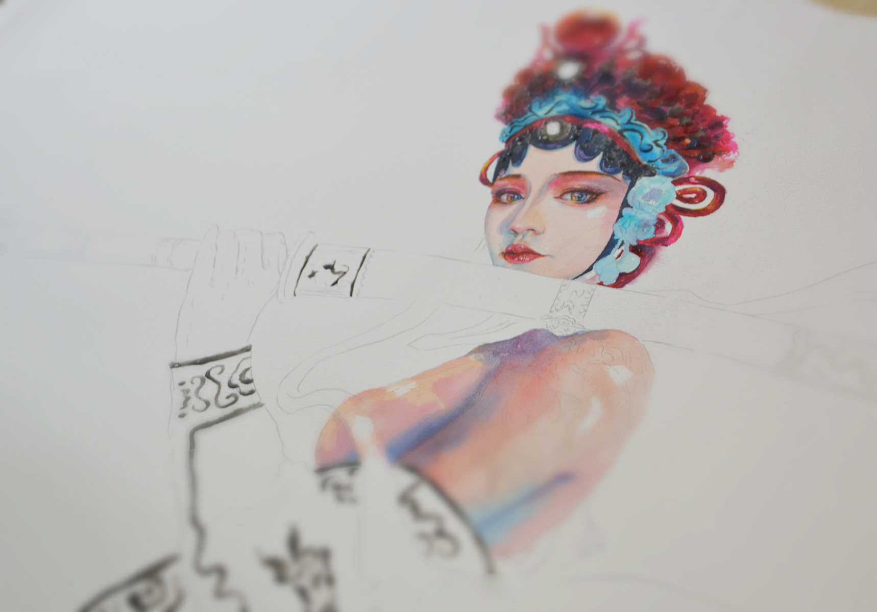 水彩的高端配色方法有哪些,水彩复古肤色怎么调配好看