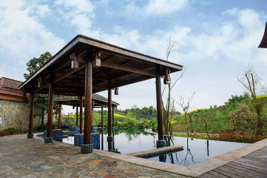 达州海明湖温泉,达州温泉景区