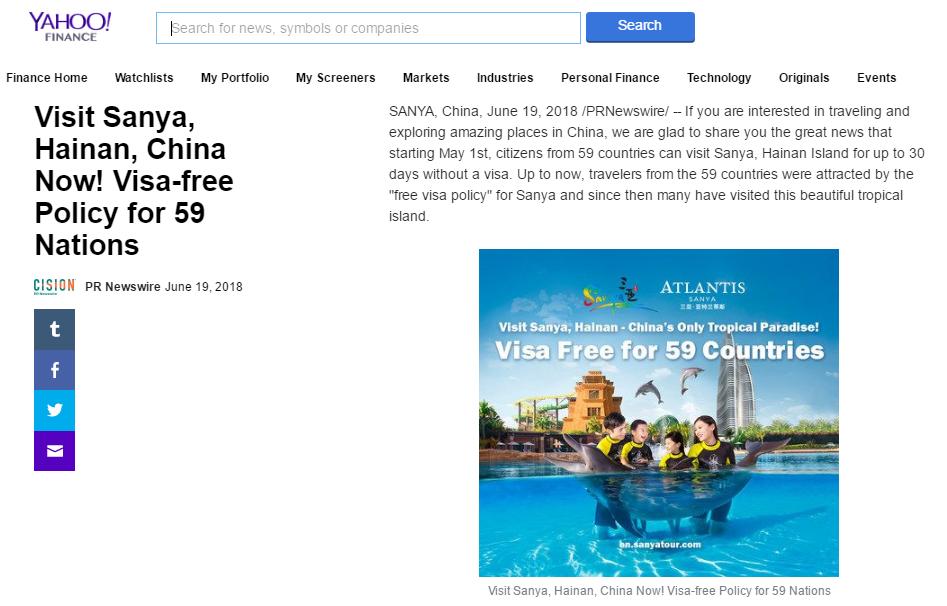 三亚对世界免签,三亚签证新政策