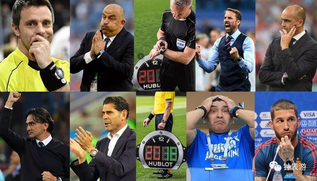 世界杯运动员戴什么表,世界杯裁判带领球员入场