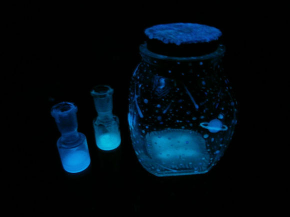 自制星空水晶瓶白色,自制星空瓶星星