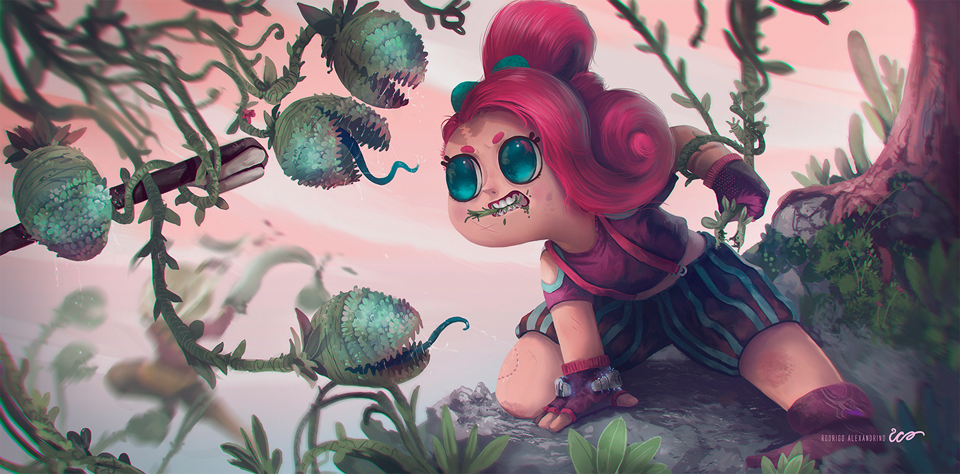 插画procreate绘画教程,rodrigo插画大全