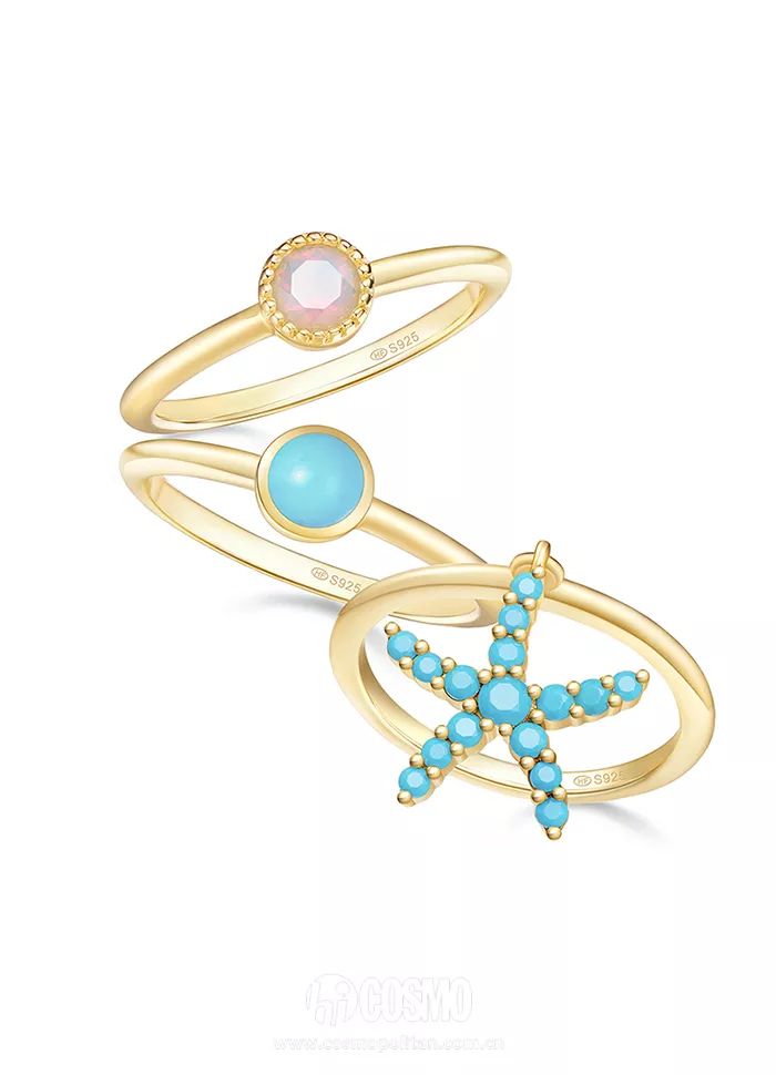 适合跟金戒指一起叠戴的戒指,软戒指和什么戒指叠戴好看