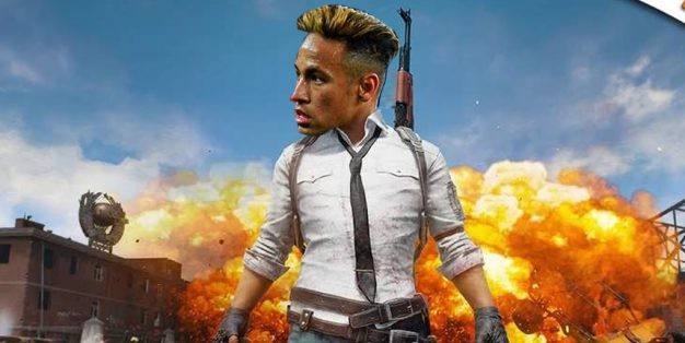 内马尔和梅西在玩足球游戏,世界杯球星梅西内马尔c罗