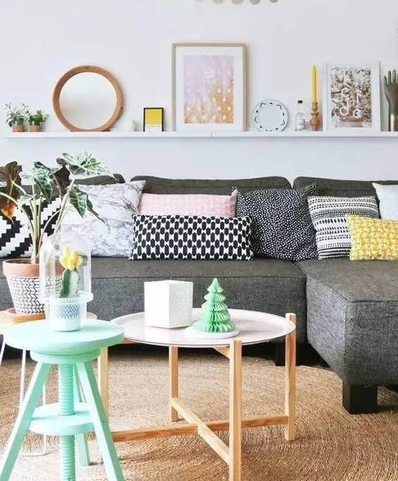 沙发有这么多种搭配,好看到怀疑人生~