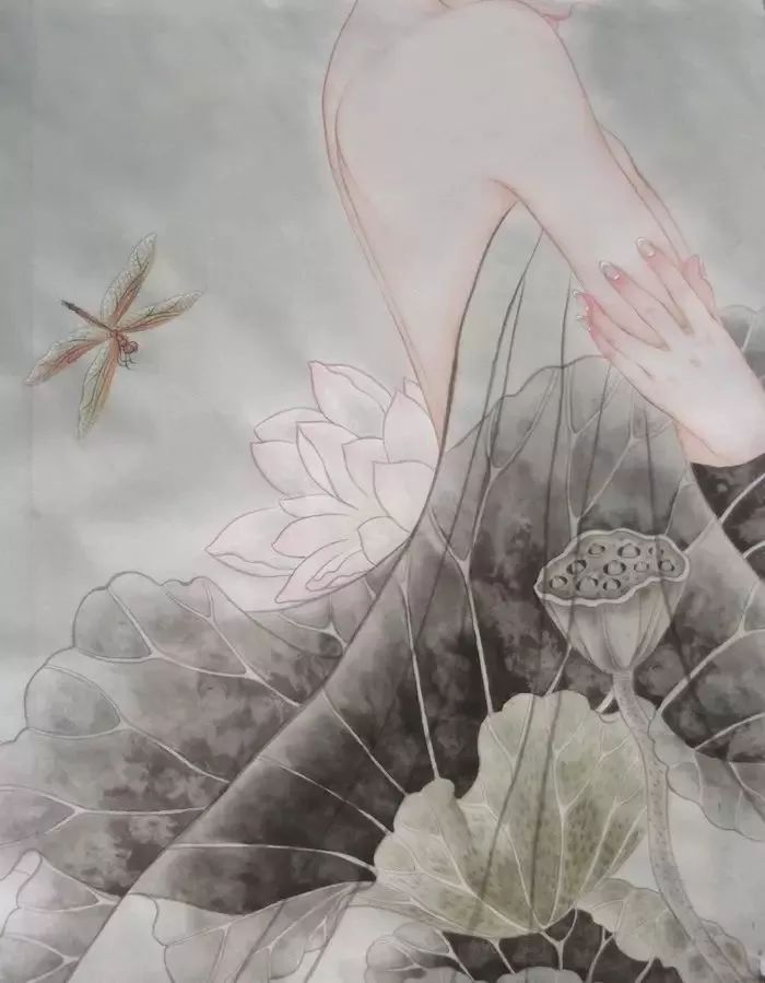 太美了！轻柔曼透，香艳的极致诱惑，国画欣赏