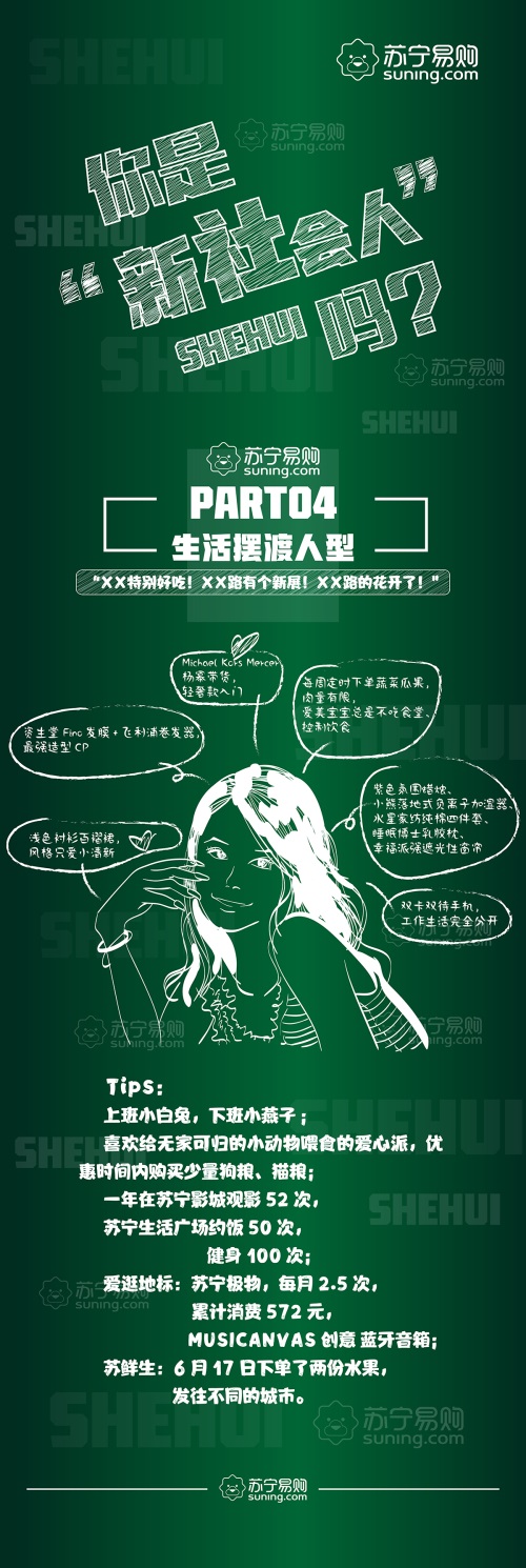 苏宁揭秘95后入职：上班小白兔，下班小燕子