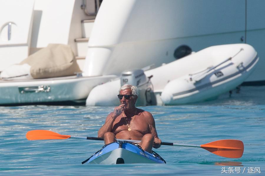 里皮的日光浴,里皮马尔代夫合影