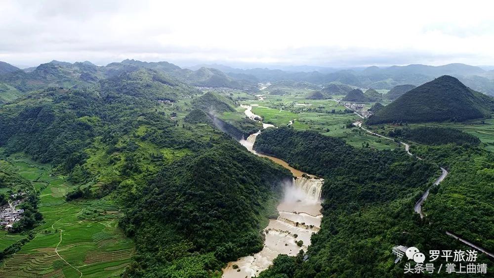 来看看罗平九龙瀑布,罗平九龙瀑布最佳观景时间
