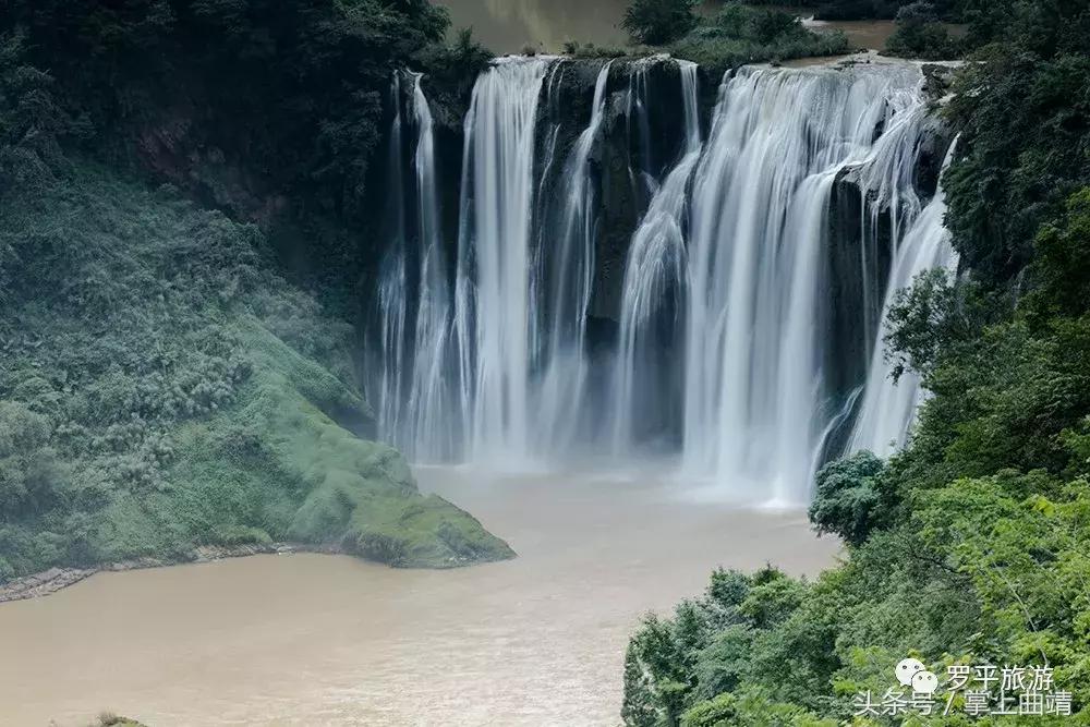 来看看罗平九龙瀑布,罗平九龙瀑布最佳观景时间