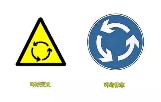 这些交通标志你都能分清楚吗,科目一易混淆标志