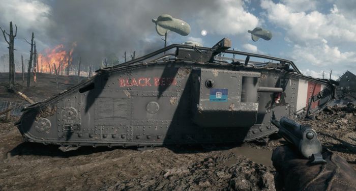 从第一次世界大战开始，坦克就已经娘化了！