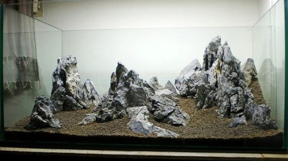 1.8米嵌入式生态鱼缸制作教程,新手如何制作生态造景小鱼缸