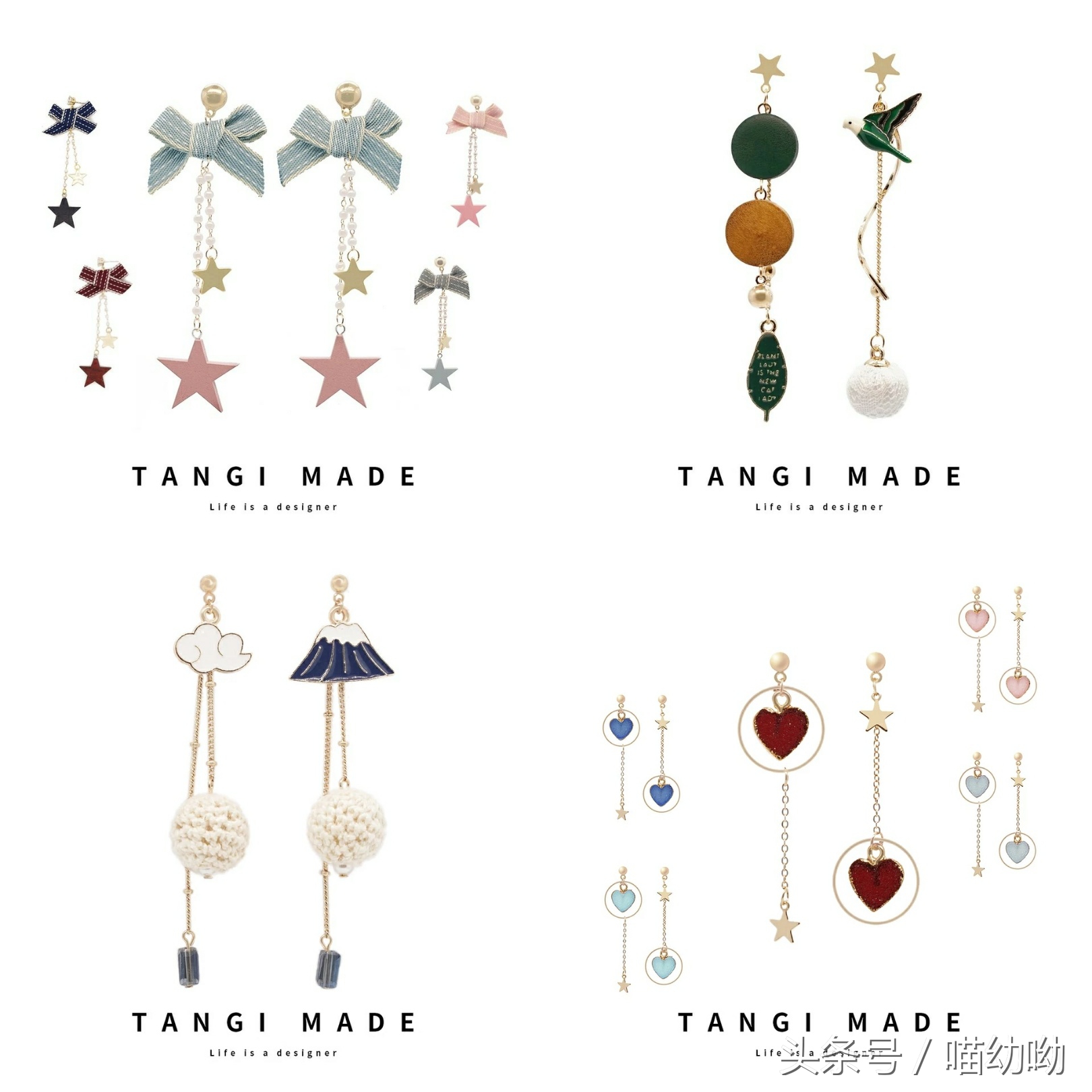 耳饰店铺推荐平价学生不褪色,平价又有氛围感的耳饰