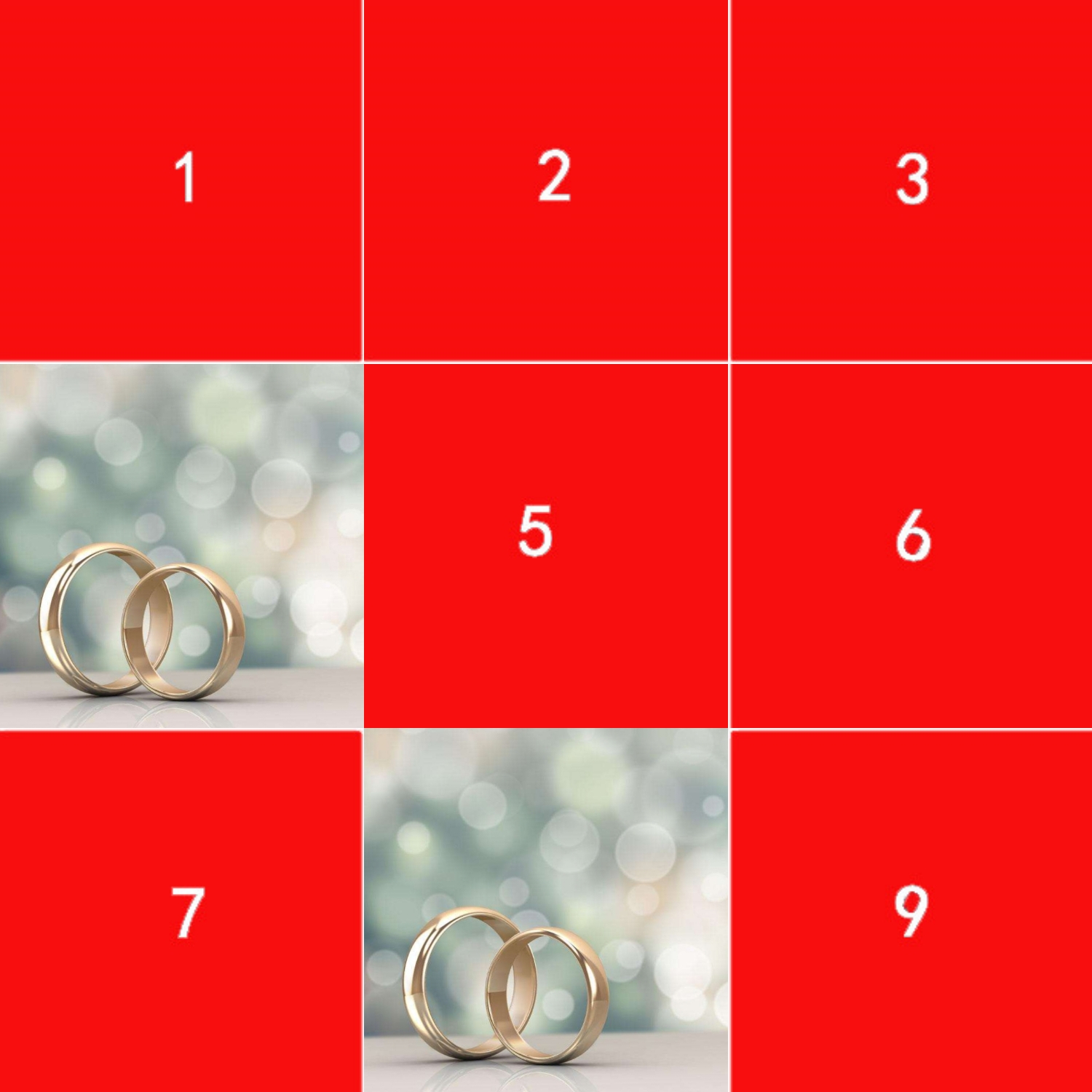 9宫格镂空爱心拼图教程,快捷指令心形九宫格切图详细教程