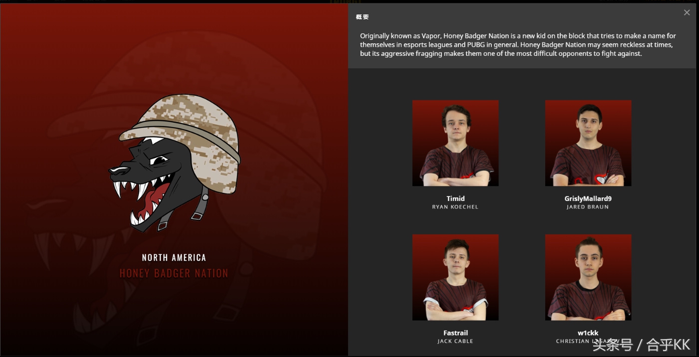 绝地求生PGI参赛队伍介绍