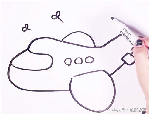 幼儿简笔画入门教学交通工具,儿童简笔画入门初学技巧汽车