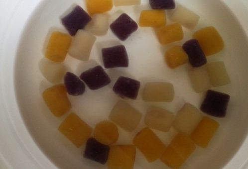 龟苓膏芋圆椰奶,做了一份超级治愈的龟苓膏甜品