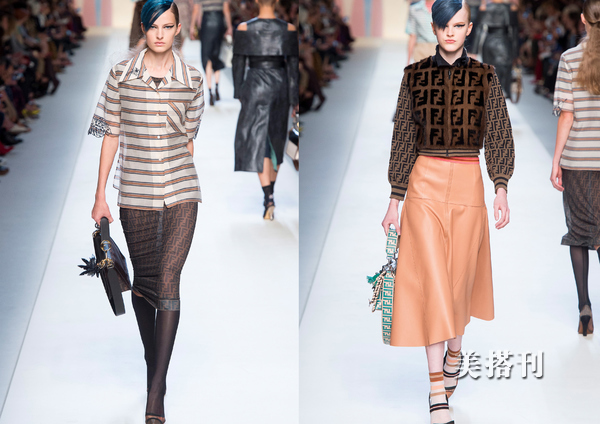 fendi最美穿搭,2023fendi时尚秀场