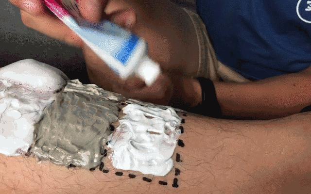 要想穿得少，脱毛要趁早！我用10款脱毛产品薅光了男同事的腿毛