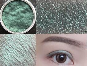 平价彩妆绿色眼影,绿色眼影怎么画好看