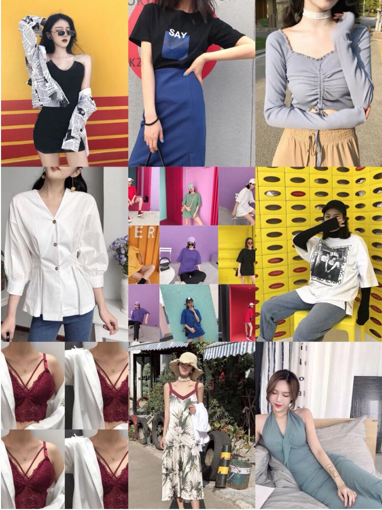 韩系简约风穿搭店铺,穿搭推荐专柜