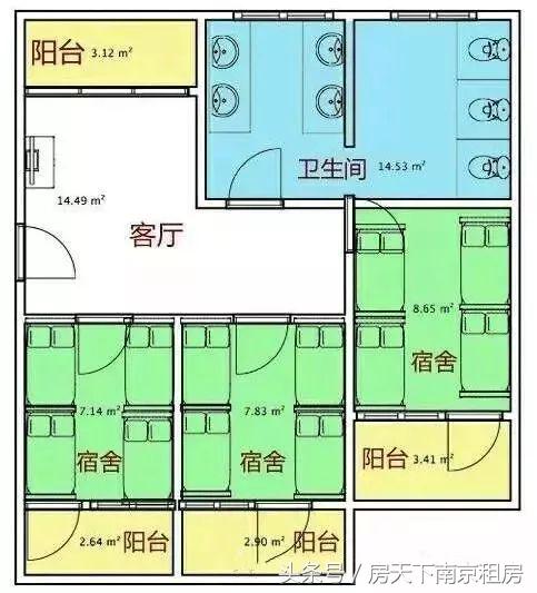 中国最顶级大学宿舍排行榜,南京各大高校的宿舍楼