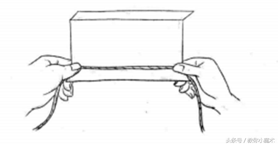 用绳子变简单的小魔术,绳子截断复原的小魔术