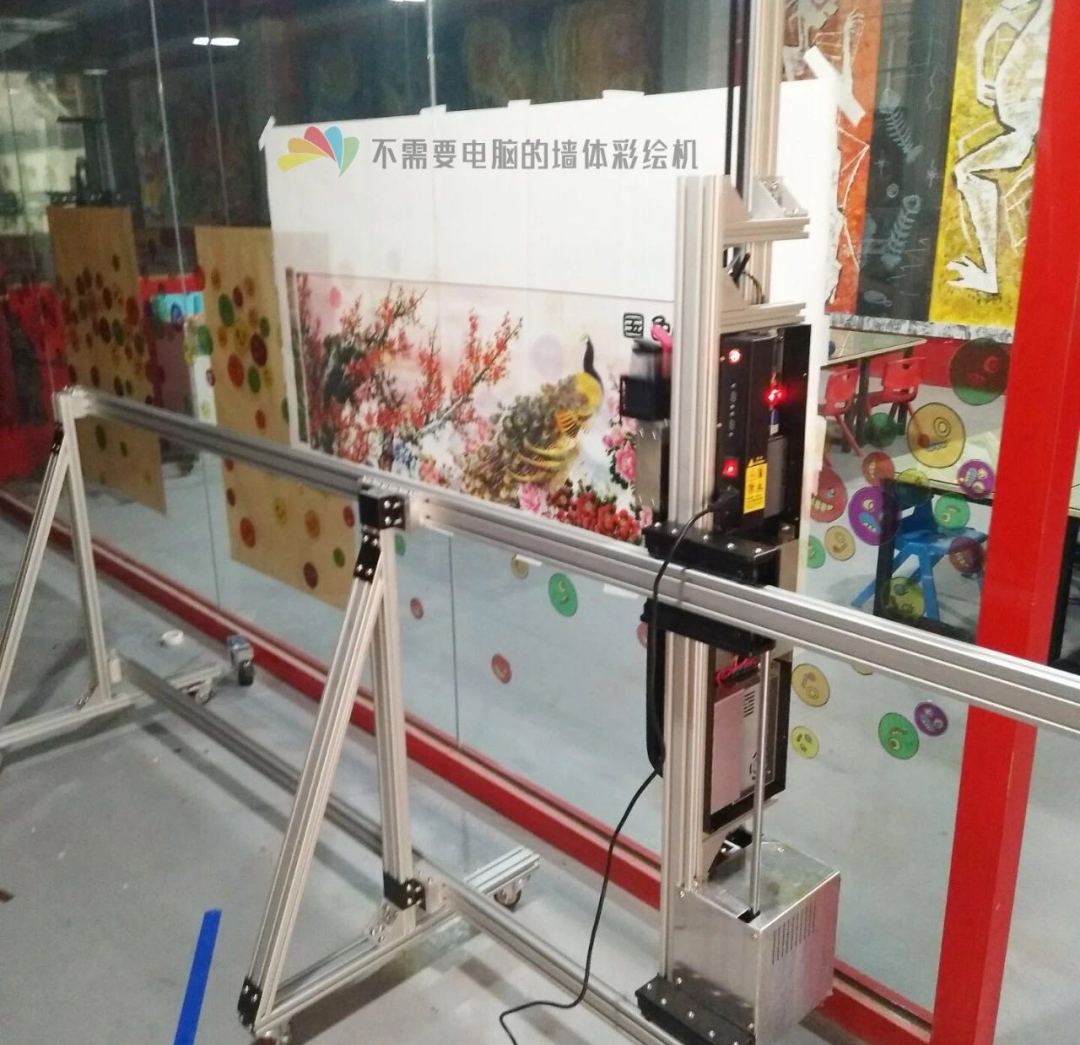 墙体彩绘机器多少钱一台,室外墙体彩绘机器