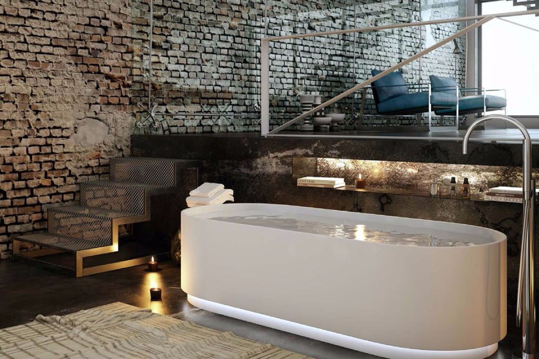 浴缸淋浴房设计,大空间浴缸淋浴房设计