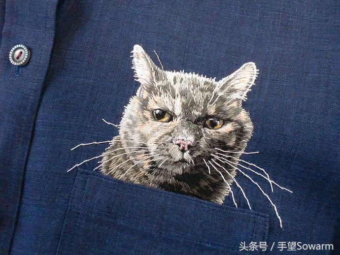 她给儿子绣的藏在口袋里的小动物,后来渐渐变成了事业