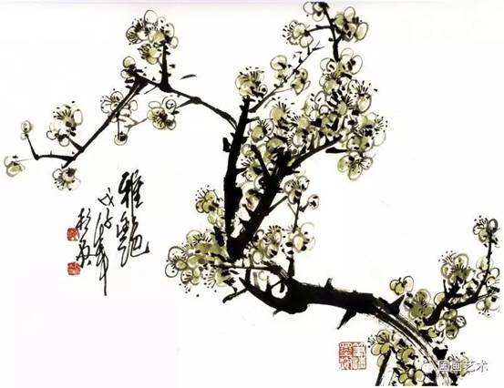 转画教学,中国画零基础入门画梅花