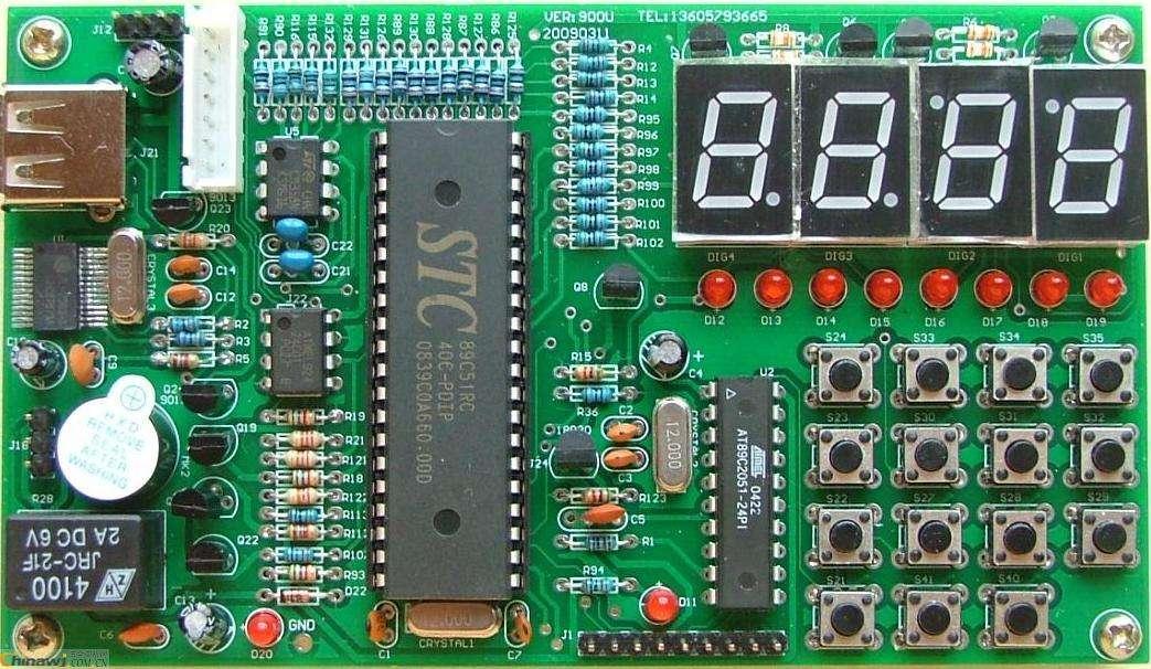 51单片机晶振电路的电容作用,51单片机晶振电路和复位电路