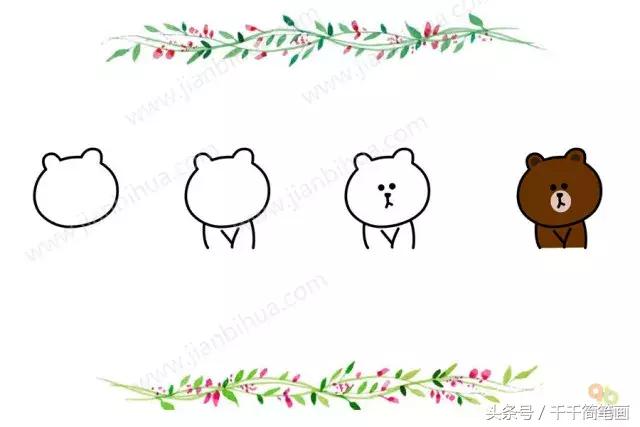 简笔画小动物头像,最简单的简笔画动物头像