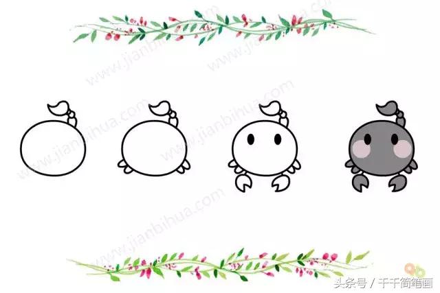 简笔画小动物头像,最简单的简笔画动物头像