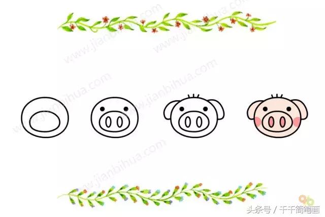 简笔画小动物头像,最简单的简笔画动物头像