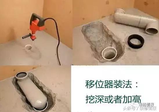 有移位器的马桶安装方法技巧,马桶做移位
