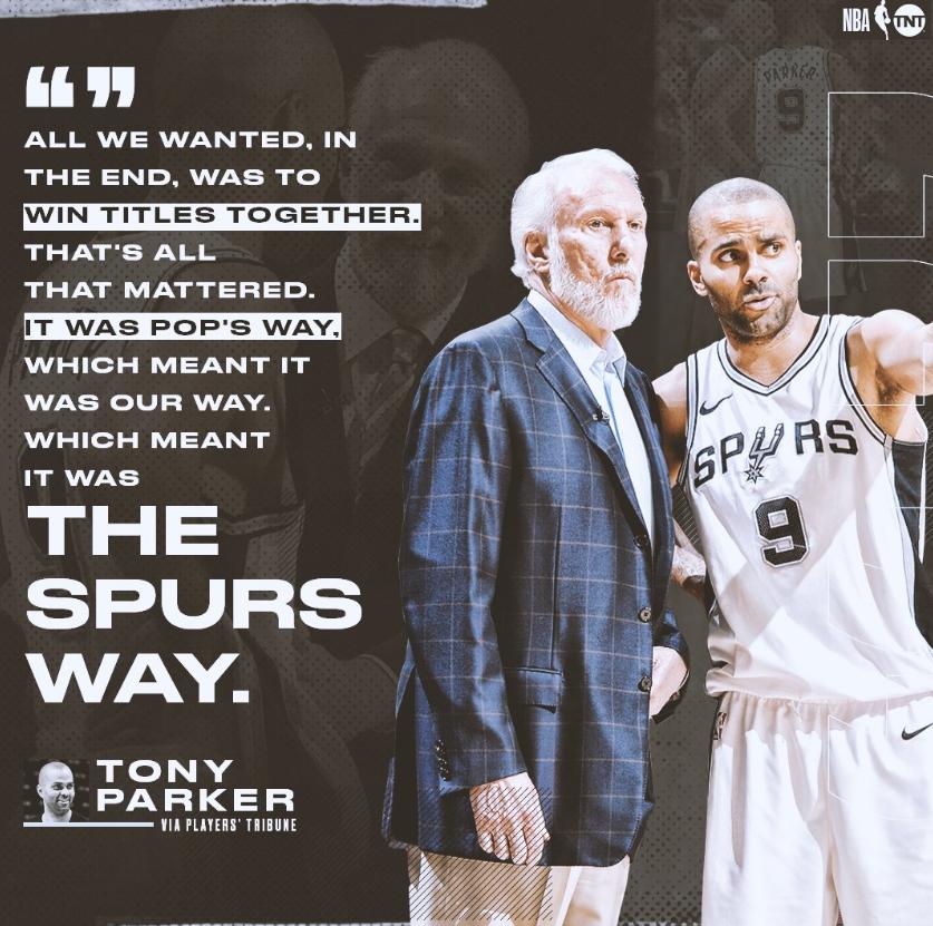 帕克名人堂演讲感谢波波维奇,帕克致敬波波维奇