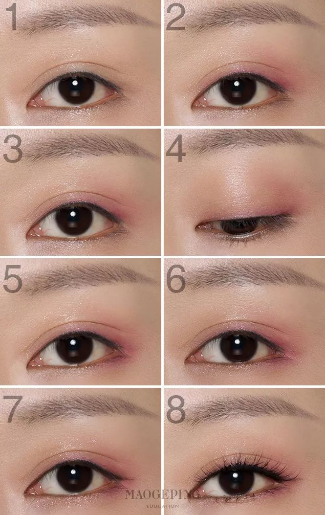 18种颜色眼影搭配画眼影教程,怎么用三色眼影盘画眼影好看